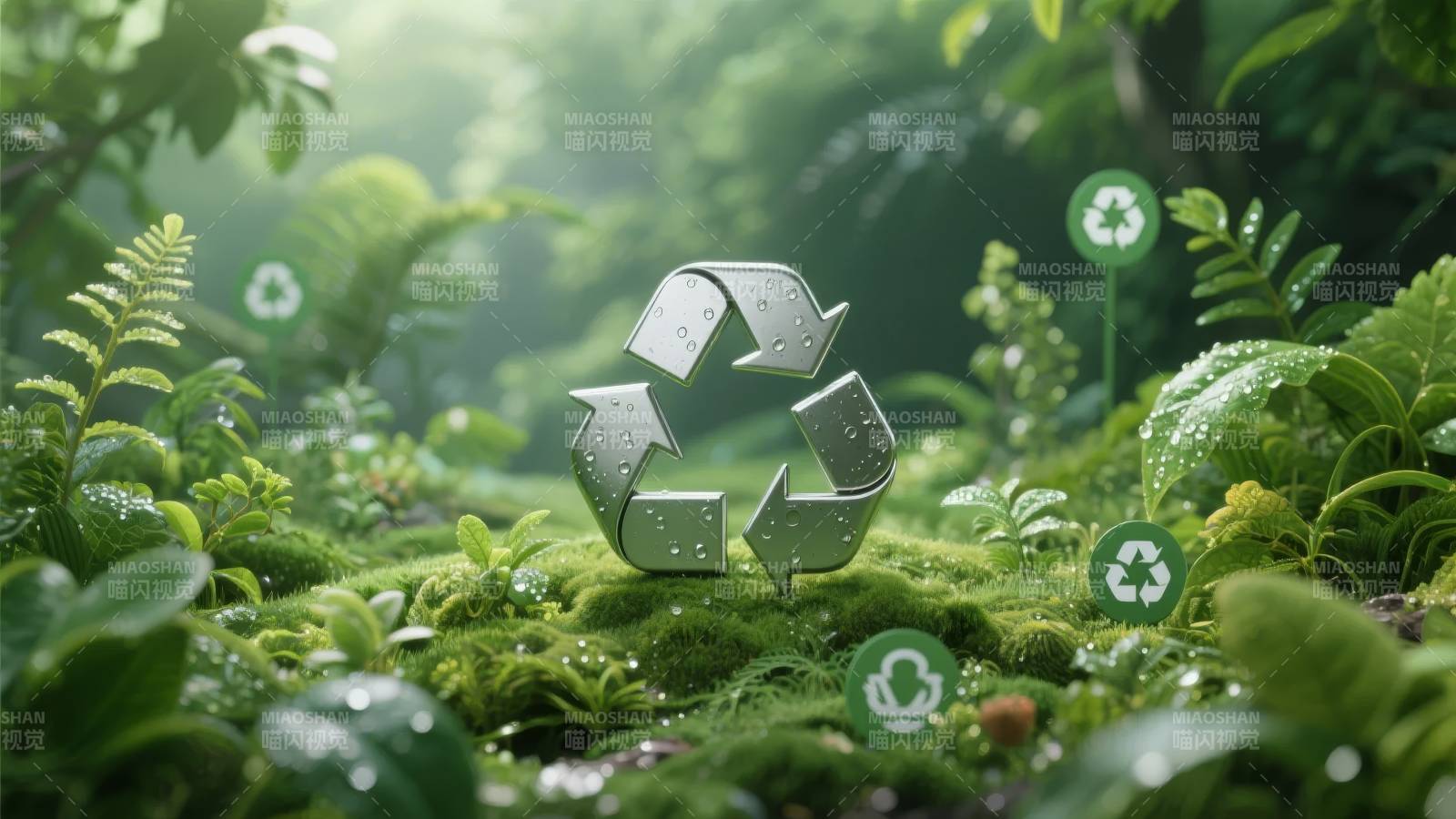 绿色循环 自然共生图片