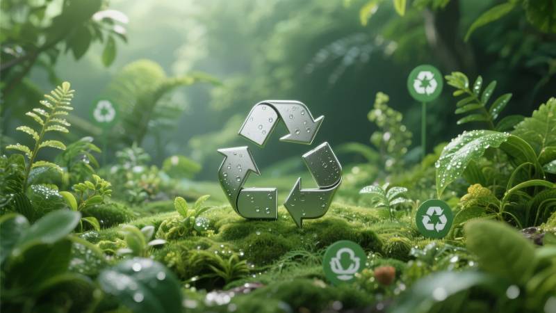 绿色循环 自然共生图片