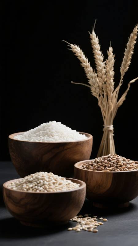 谷物静物图图片