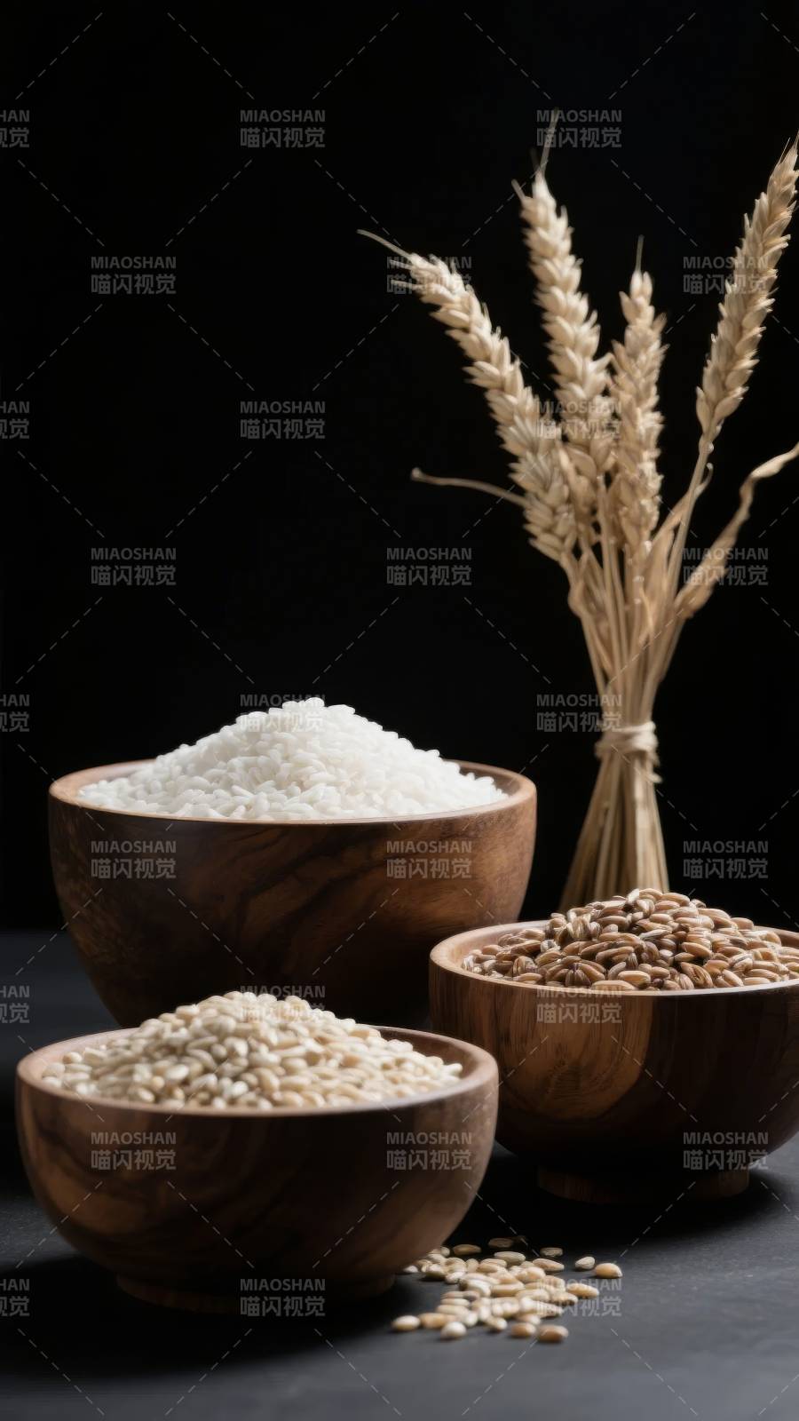 谷物静物图图片