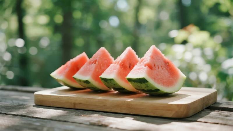 西瓜切片 清新自然图片