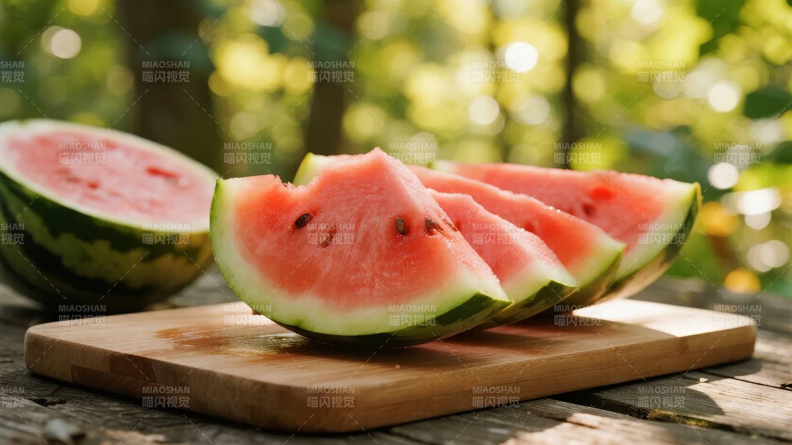 西瓜切片 清凉一夏图片