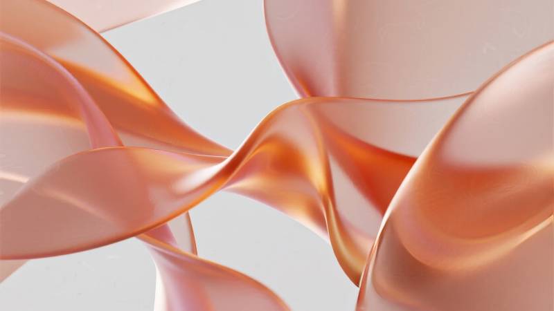 柔美丝带舞动图片