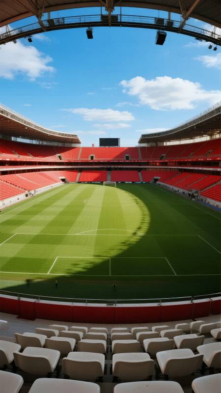 空旷的足球场图片