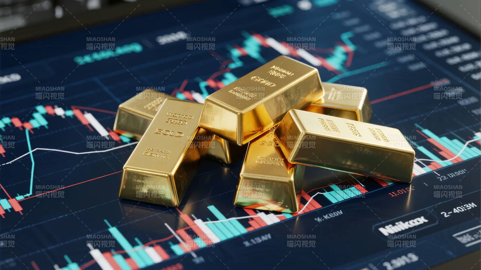 黄金与股市图表图片