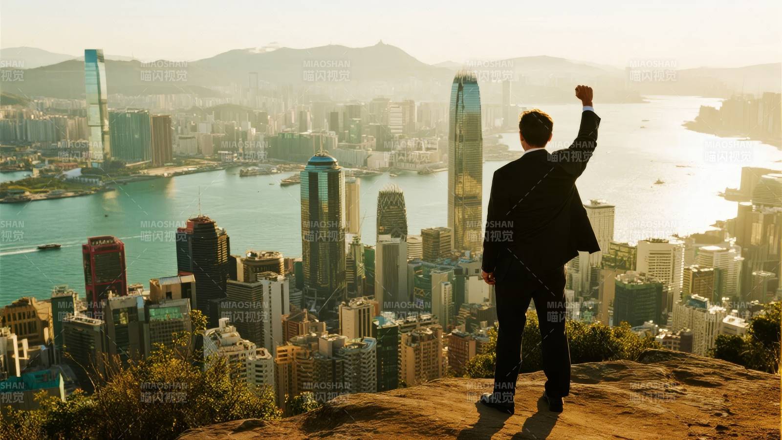 巅峰之上 瞰尽繁华图片