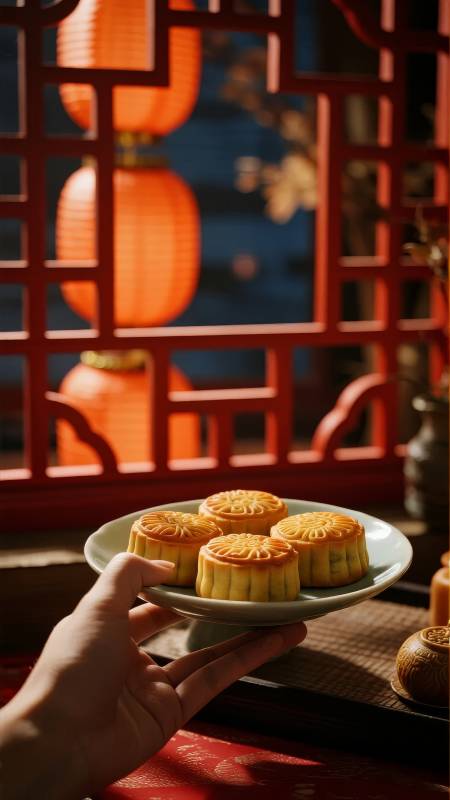 中秋月餅 團圓時節图片