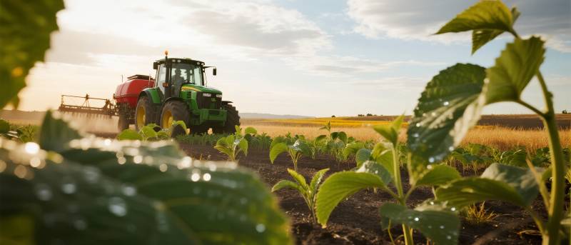 田园耕作图图片