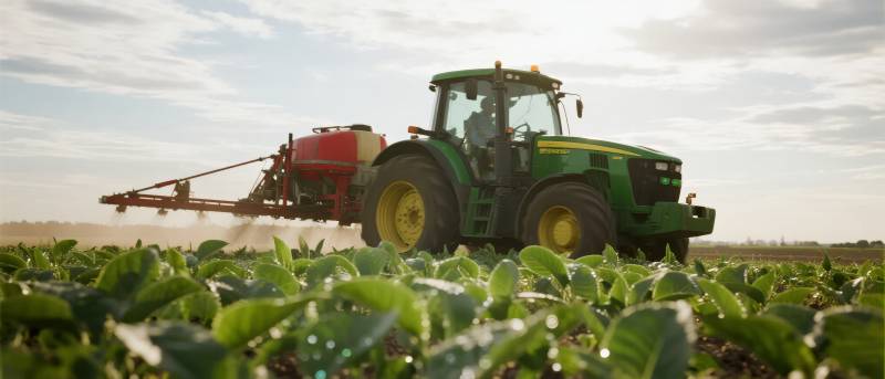 拖拉机田间作业图片