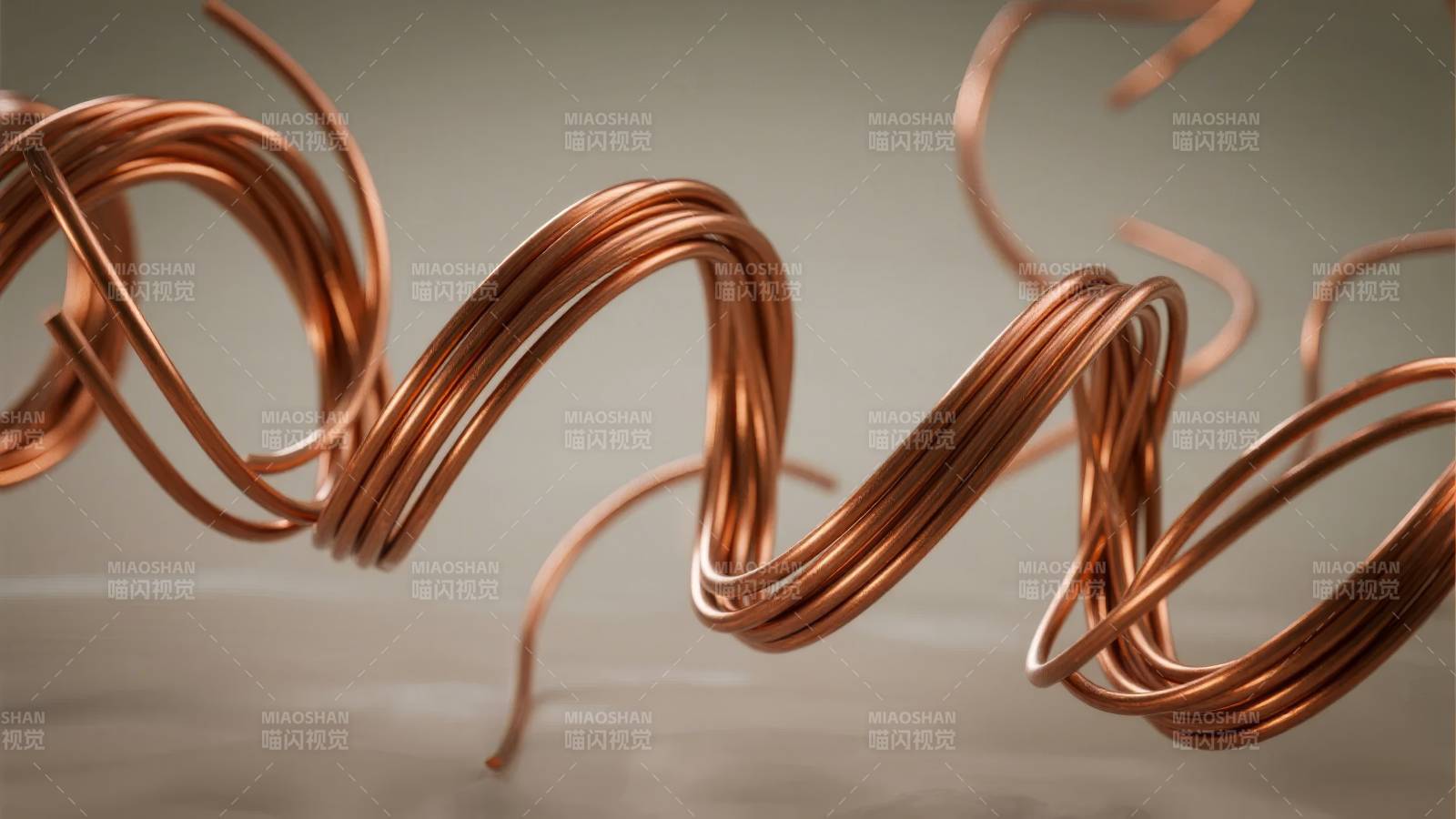 铜线螺旋艺术图片