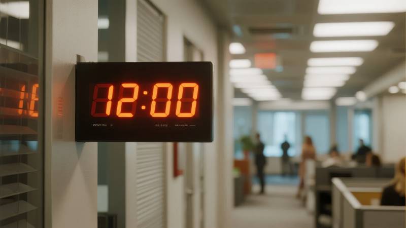 办公室电子钟显示图片