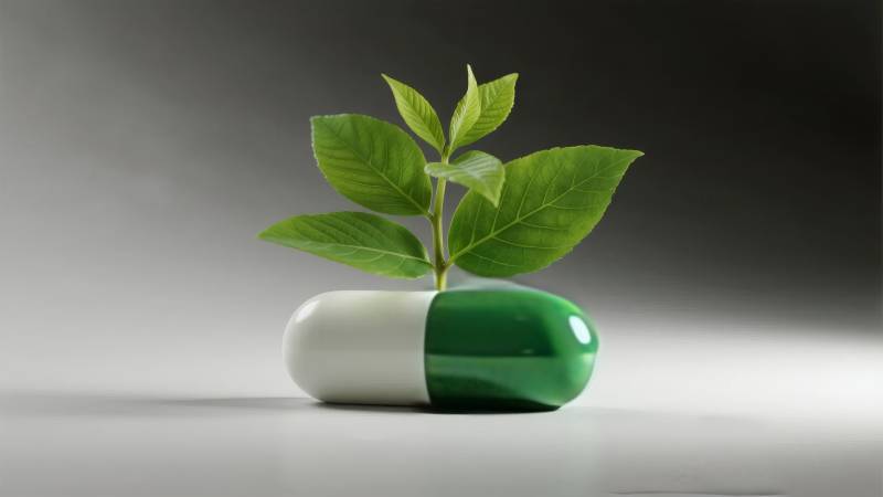 药丸生绿芽图片