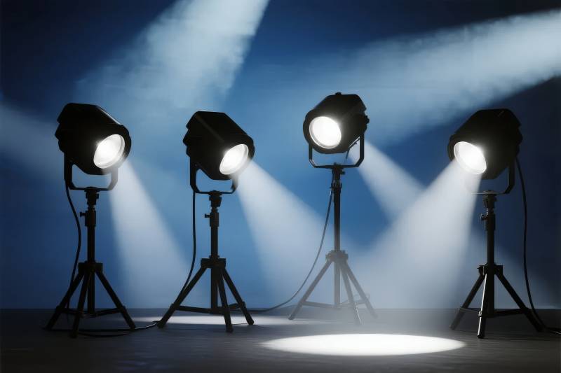 舞台聚光灯图片