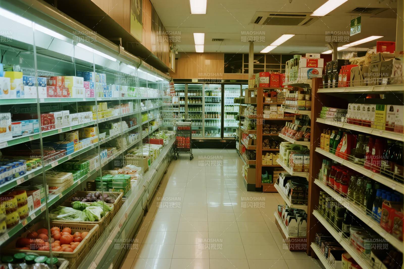 超市内部景象图片