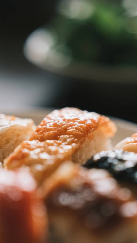 美味寿司特写图片