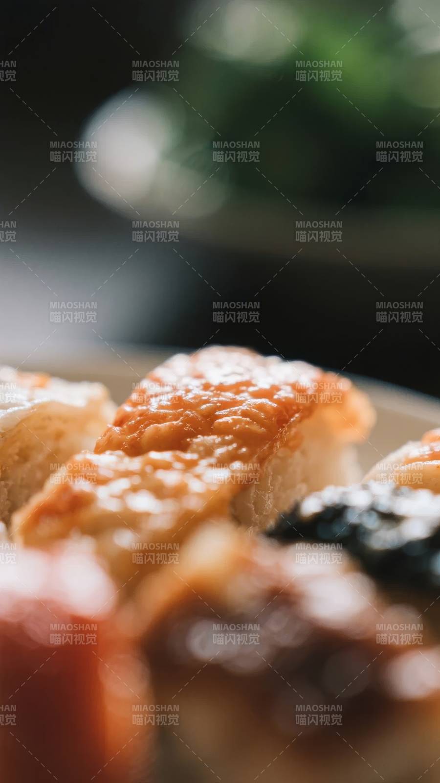 美味寿司特写图片