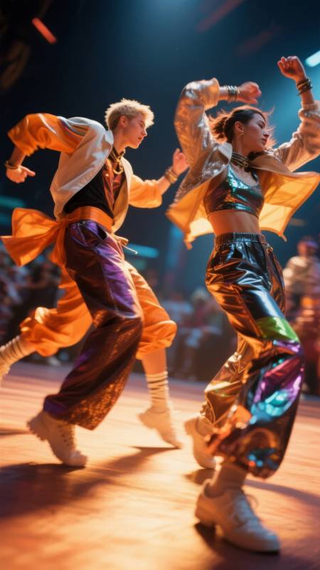 炫彩舞动瞬间图片