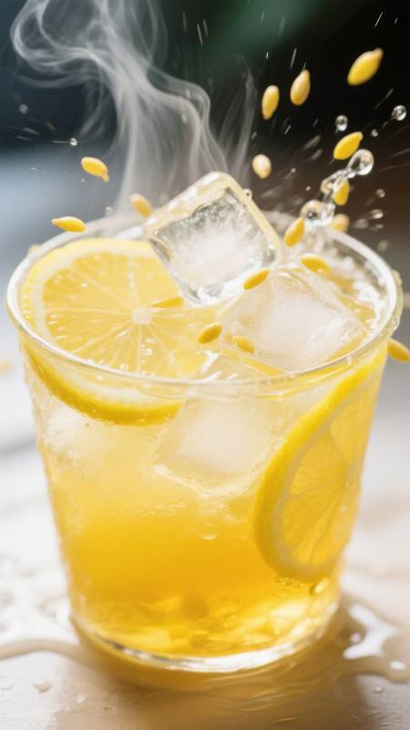柠檬冰饮 清凉一夏图片