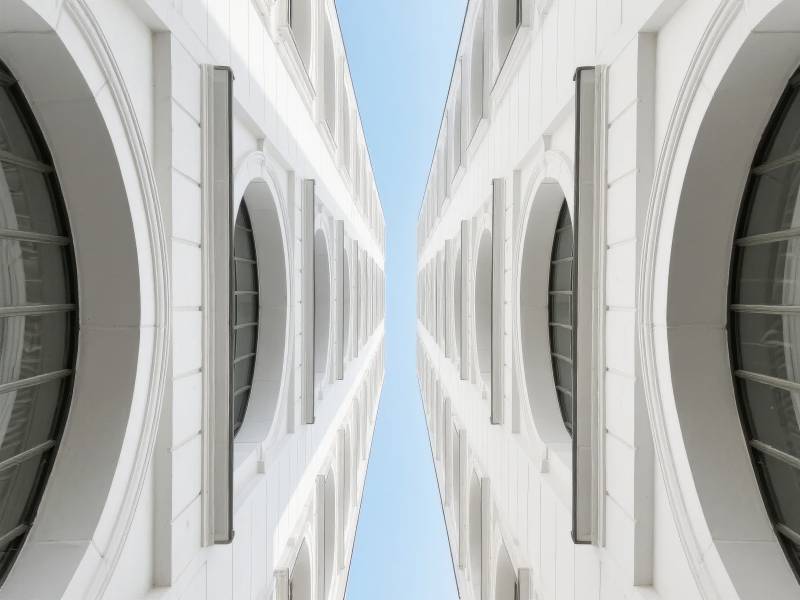 对称建筑之美图片