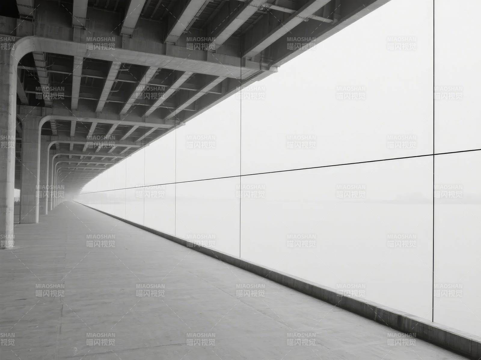 现代建筑长廊图片