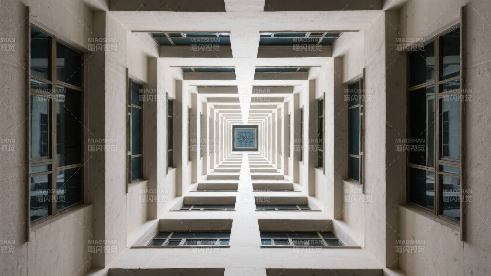 无限延伸的走廊图片