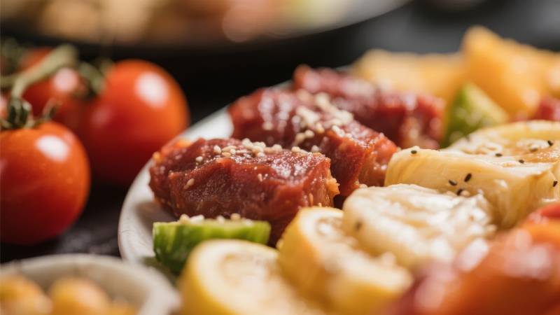 美味烤肉拼盘图片