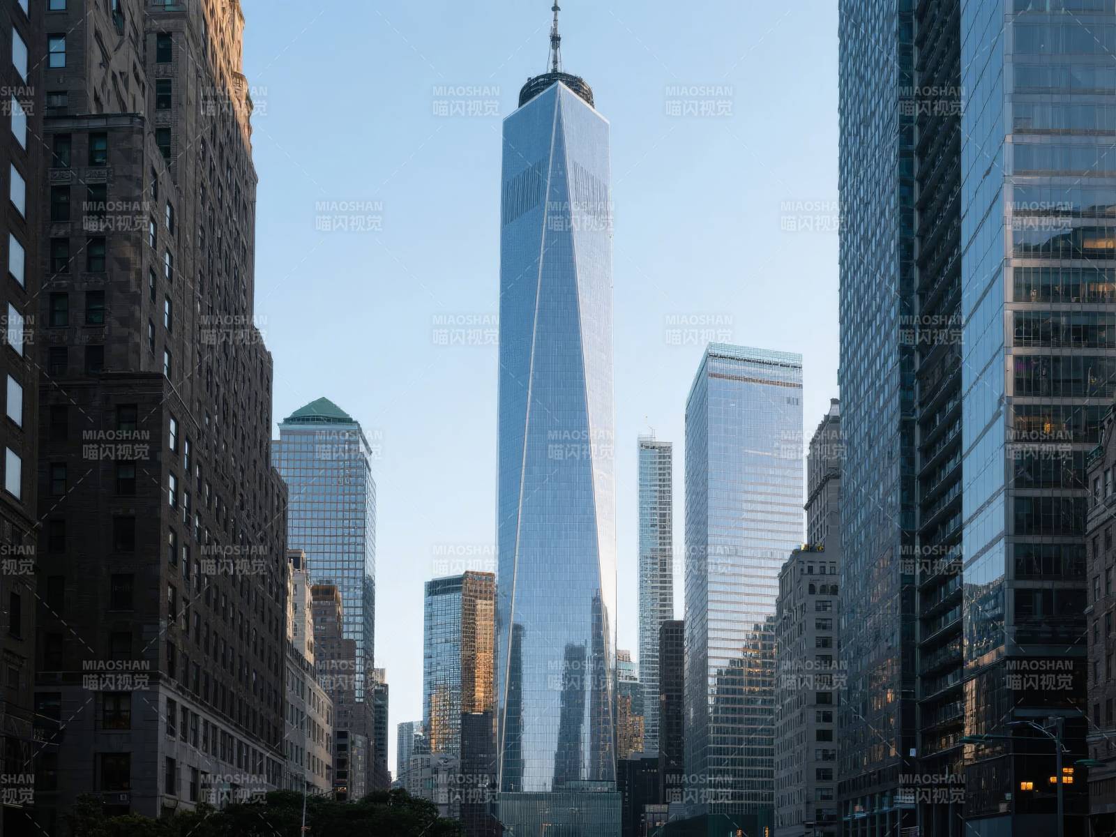 纽约高楼林立图片