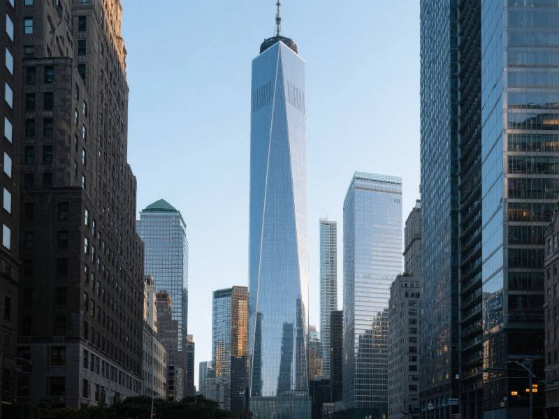 纽约高楼林立图片