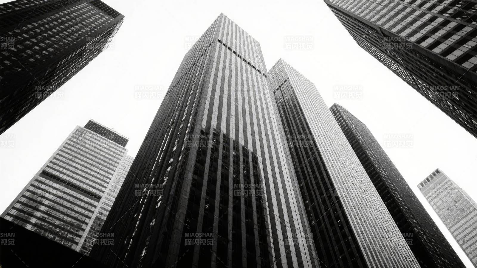 都市摩天楼影图片