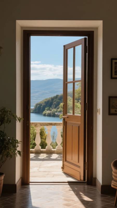 湖光山色入室来图片