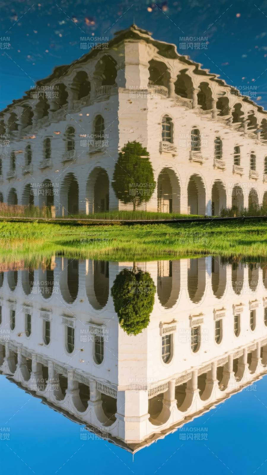 镜像建筑奇景图片