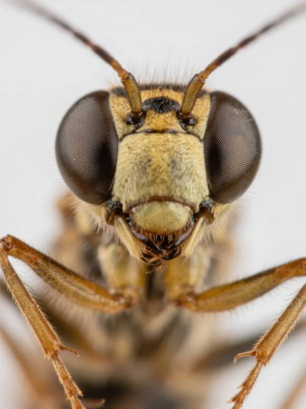 昆虫特写 复眼与触角图片