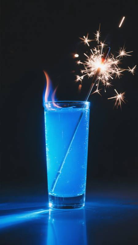 蓝焰星火饮图片