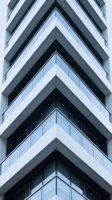 现代建筑的几何之美图片