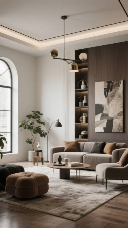 现代简约客厅设计图片