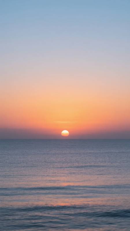 海上日落美景图片
