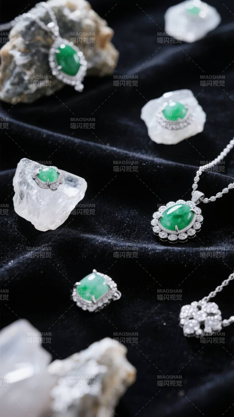 翡翠珠宝展示图片