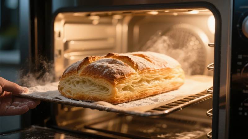 面包出炉瞬间图片