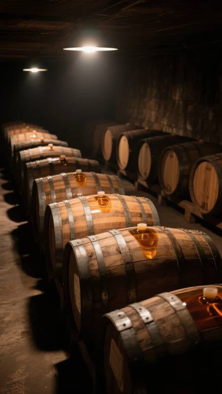 酒窖陈酿岁月图片