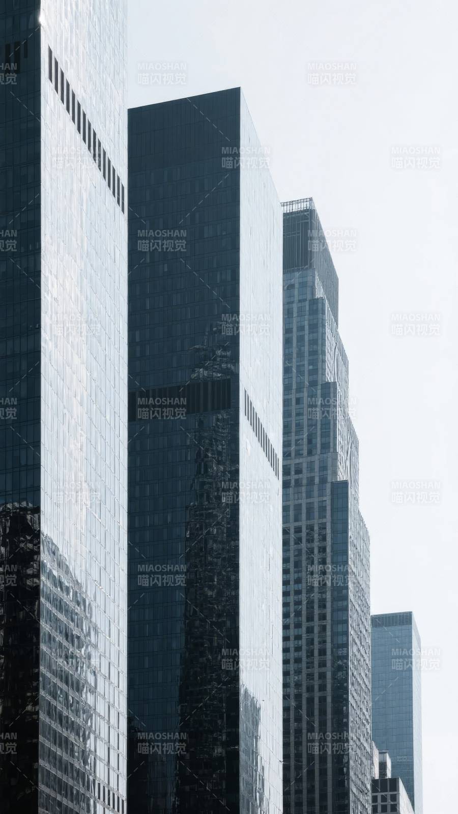 摩天大楼群影图片