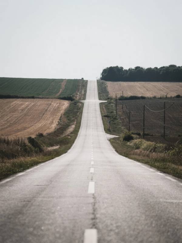 乡间长路尽头图片