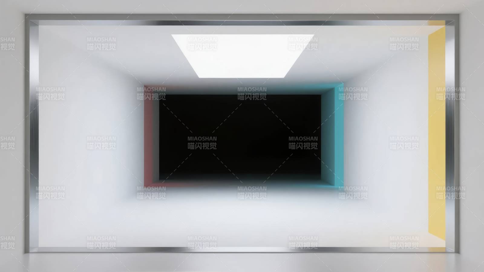 几何光影隧道图片