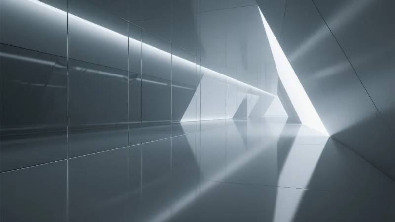 未来走廊光影交错图片