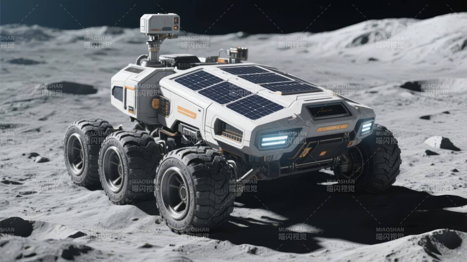 月球探测车图片