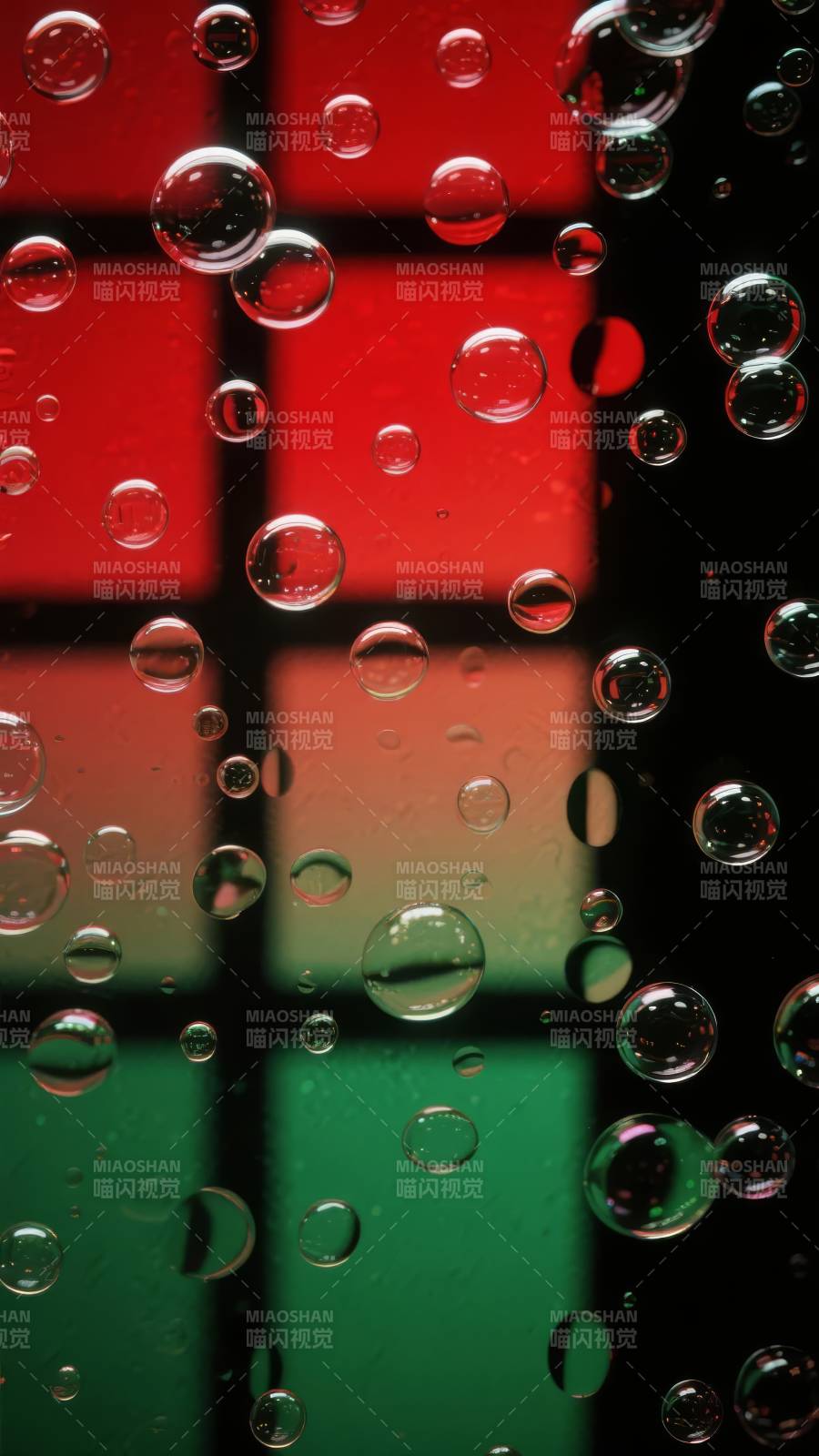 气泡中的彩色世界图片