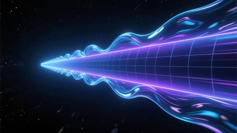 光波穿梭宇宙图片