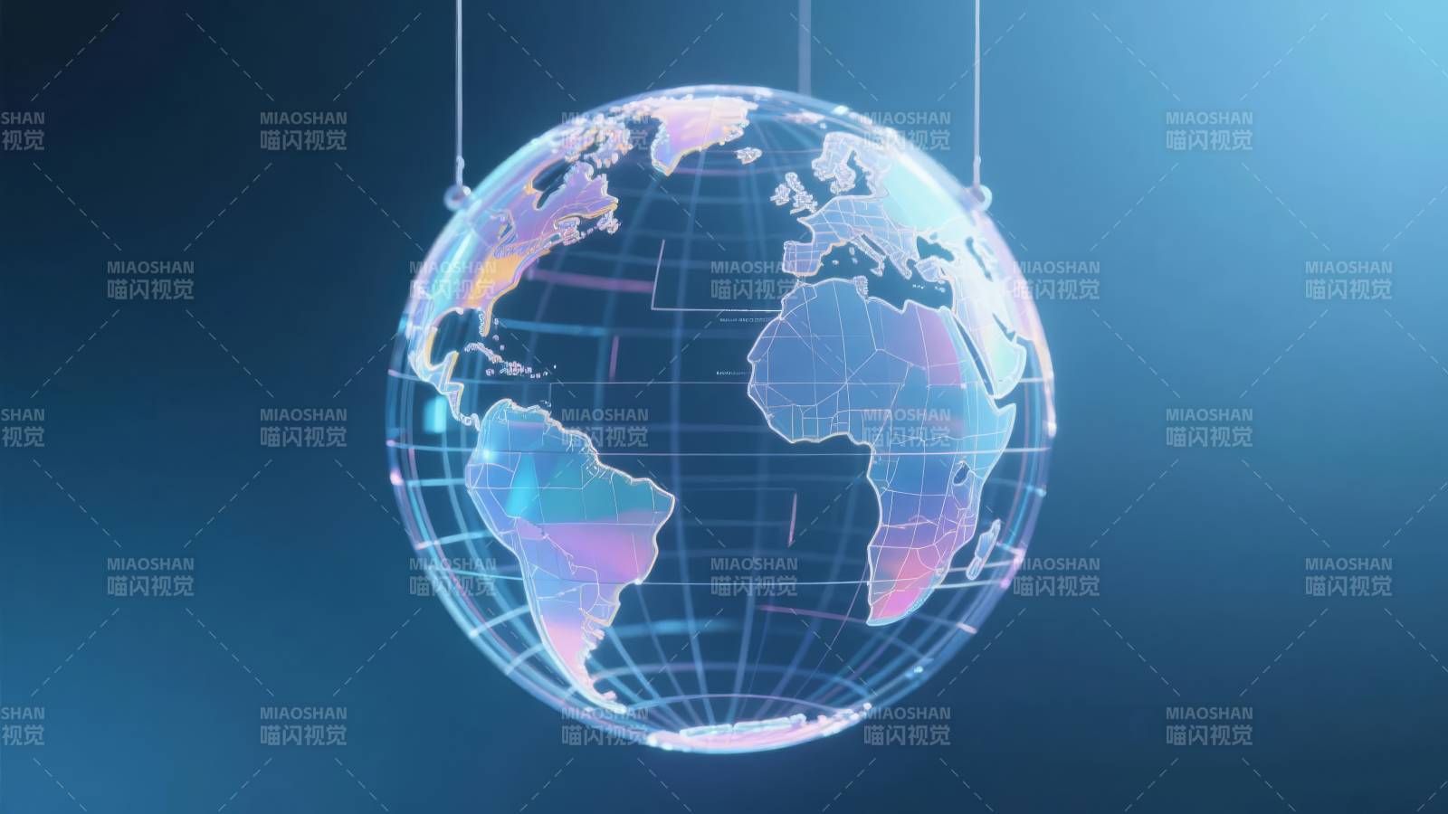 地球悬空 科技感十足图片