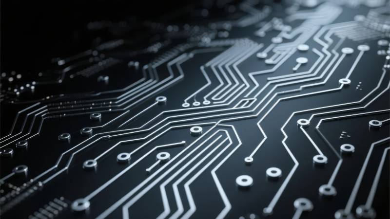 电路板特写图片