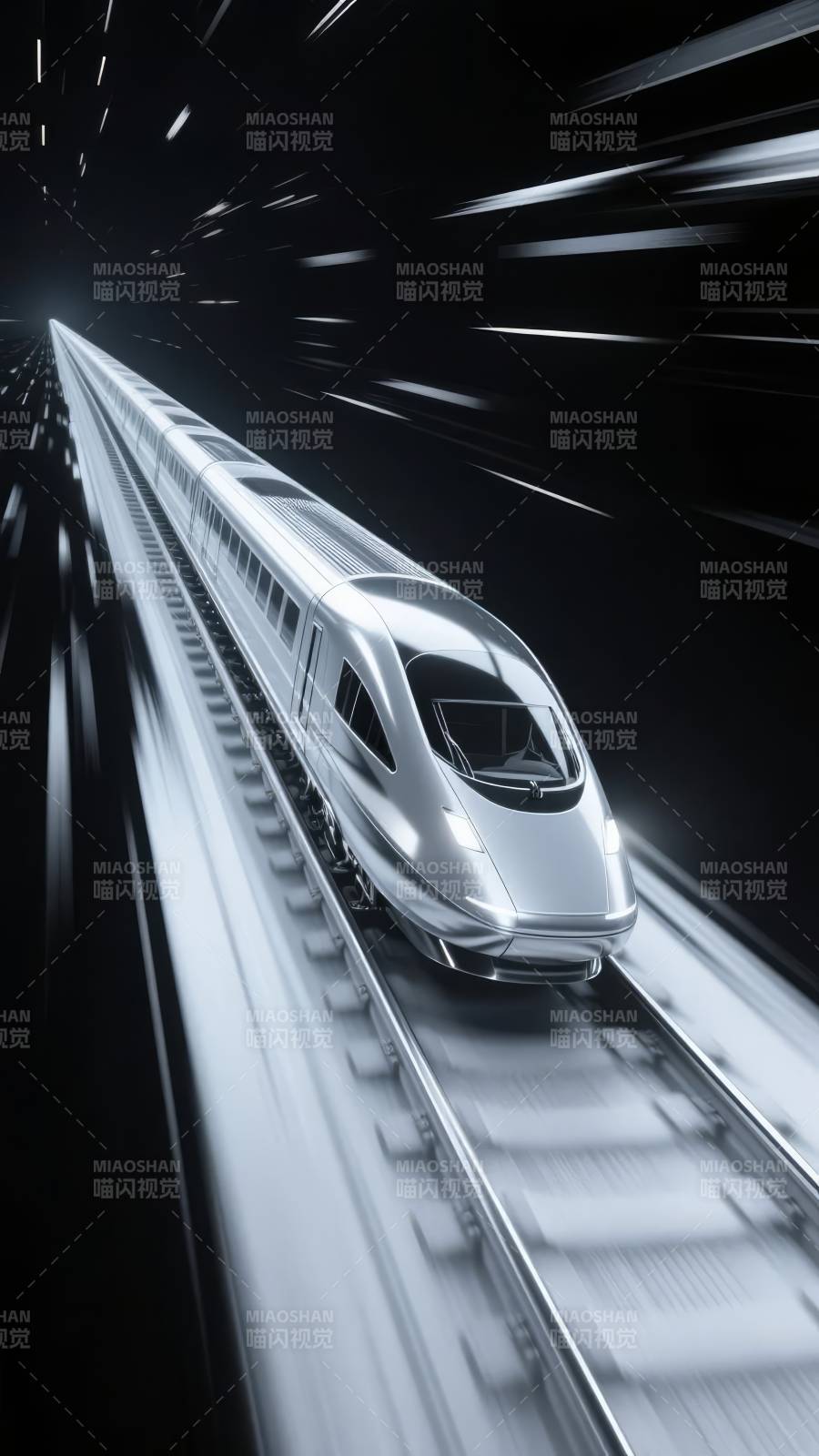 疾驰的未来列车图片
