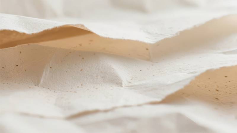 褶皱纸张特写图片